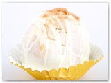 Sweet Sushi Dolce De Leche Cake Ball- Our dolce de leche cake mixed with Dolce de leche icing, dipped in our premium white chocolate and drizzled with a dolce topping.